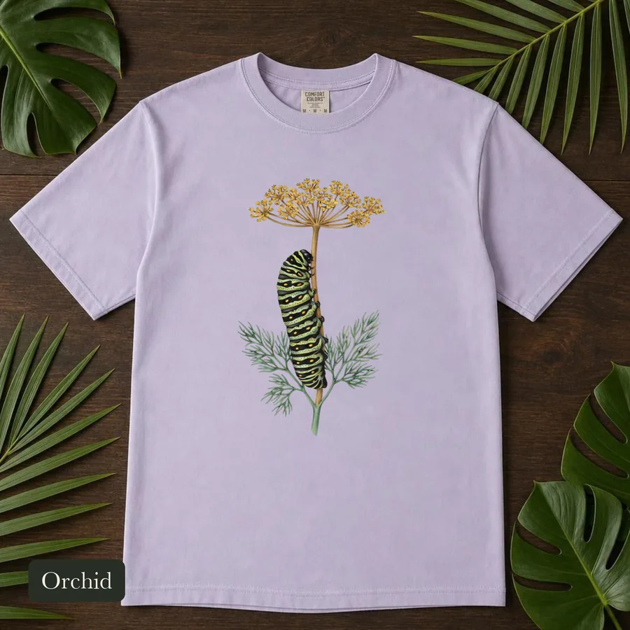 Black Swallowtail Caterpillar Shirt — Folk and Fauna